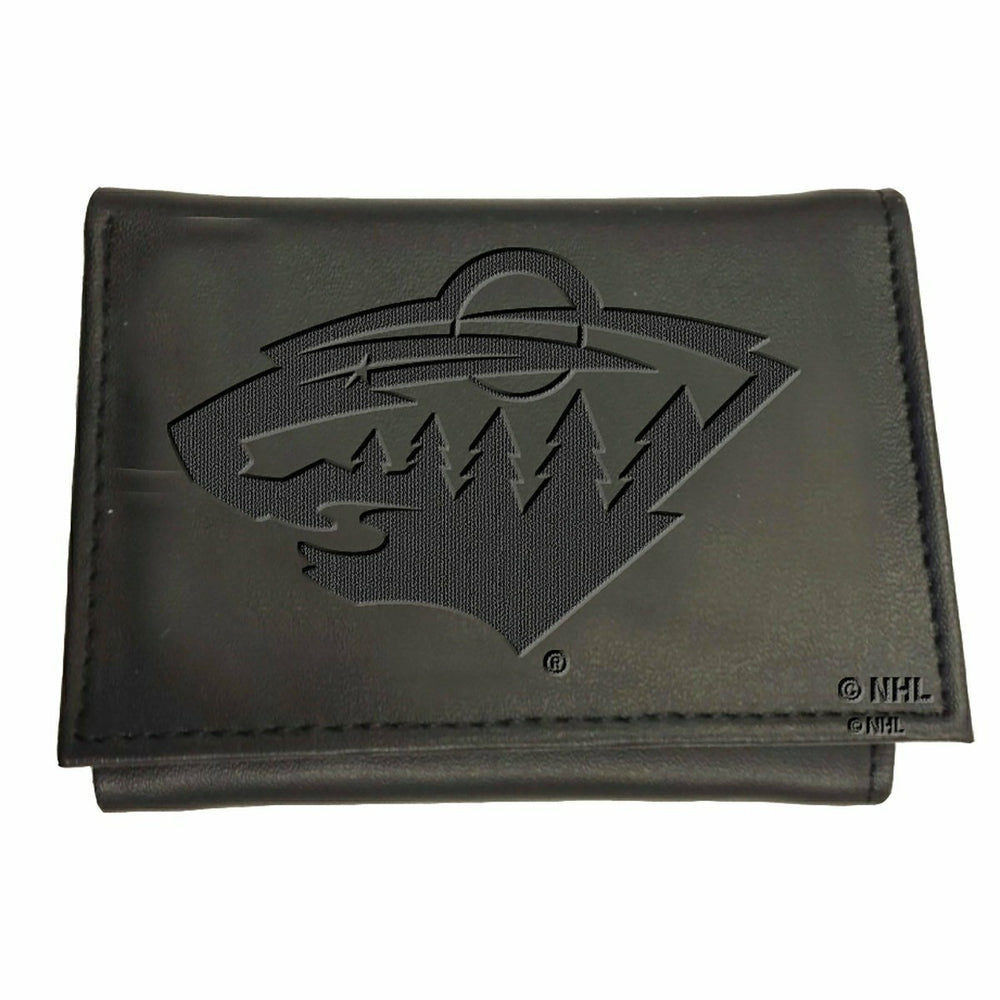 Minnesota Wild, Tri-Fold Wallet, Black