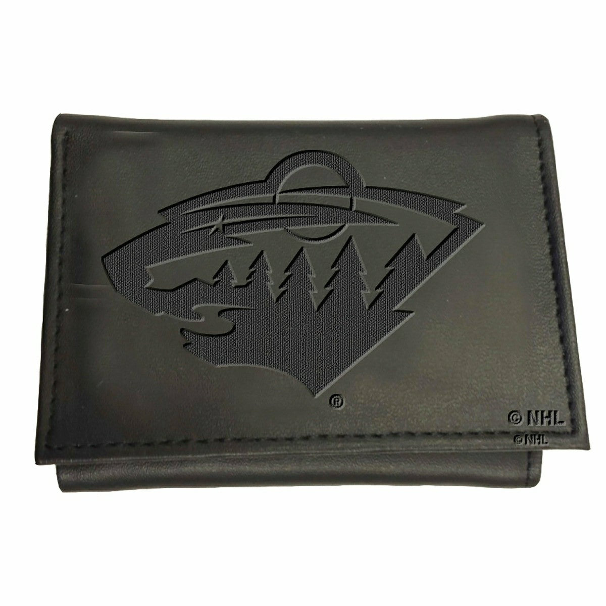 Minnesota Wild, Tri-Fold Wallet, Black