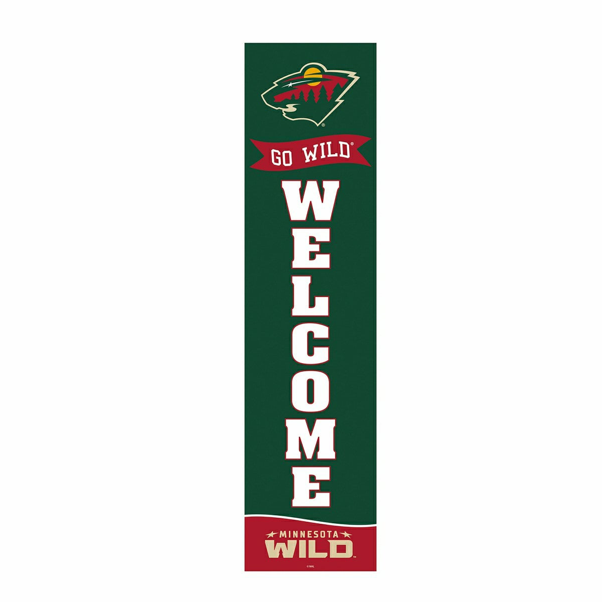 Minnesota Wild Large Single Sided Leaner, 46"
