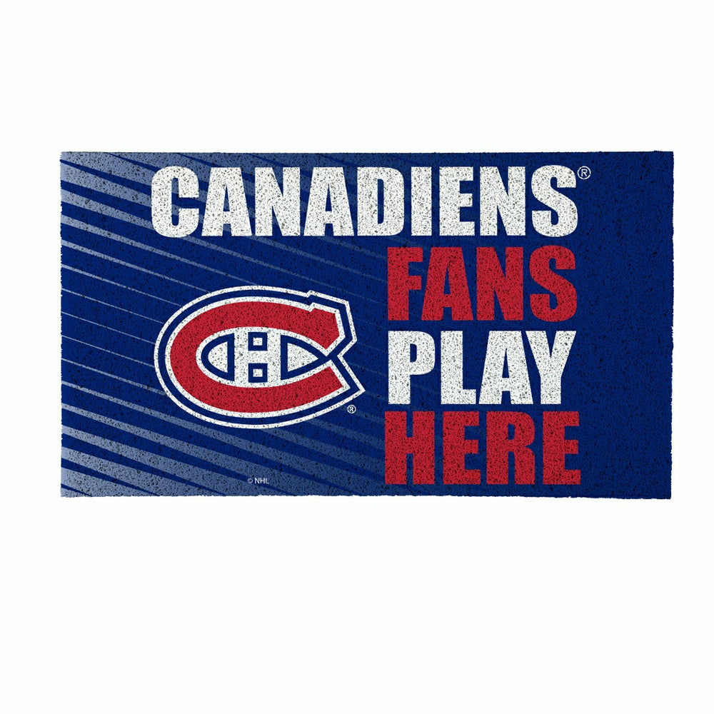 Montreal Canadiens Fan Mat, 28"x16"