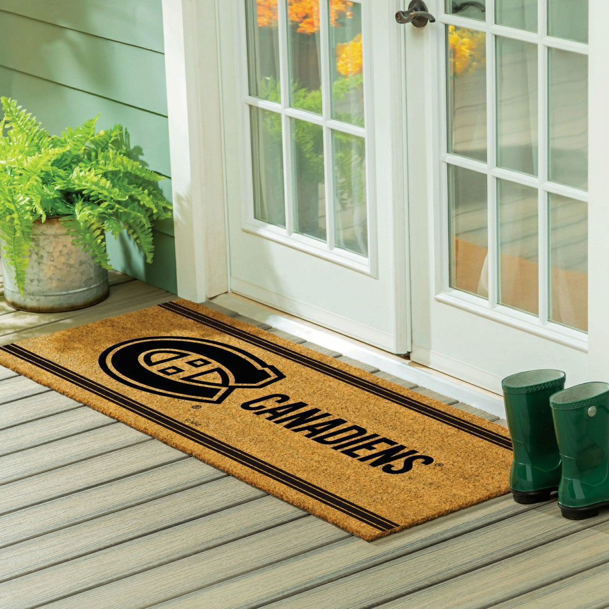 Montreal Canadiens Extra Large One Color Coir Mat, 60"x24"