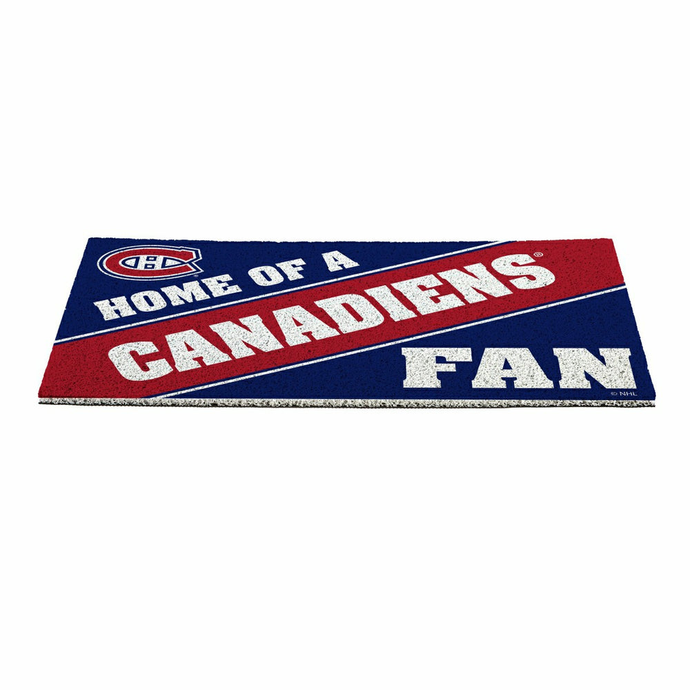 Montreal Canadiens, PVC Mat COLOR, Home of a Fan