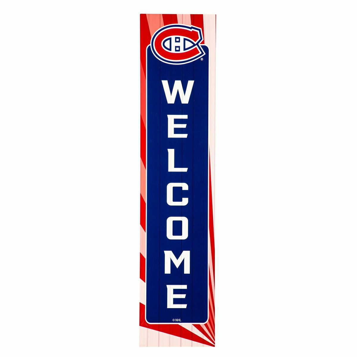 Montreal Canadiens Summer Seasonal Single Sided Large Leaner, 46"