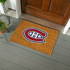 Coir Mat, 16"x28", Montreal Canadiens
