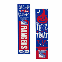 New York Rangers 47" Double Sided Leaner, Halloween