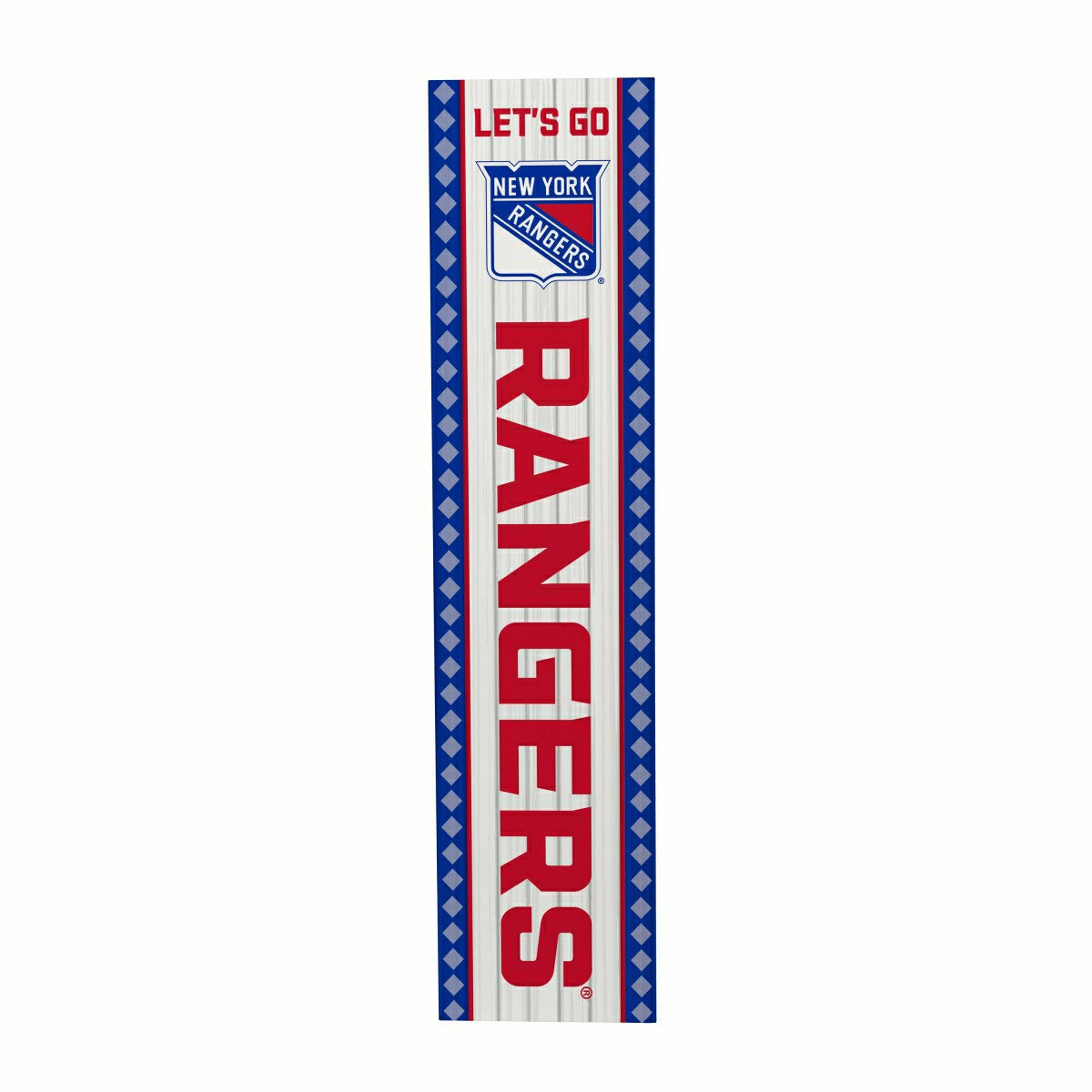 New York Rangers 47" Double Sided Leaner, Christmas