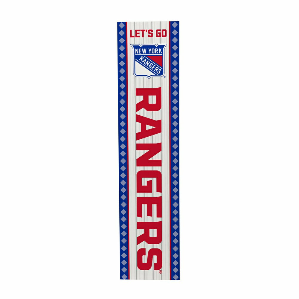 New York Rangers 47" Double Sided Leaner, Christmas