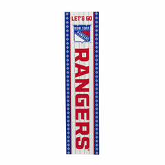 New York Rangers 47" Double Sided Leaner, Christmas