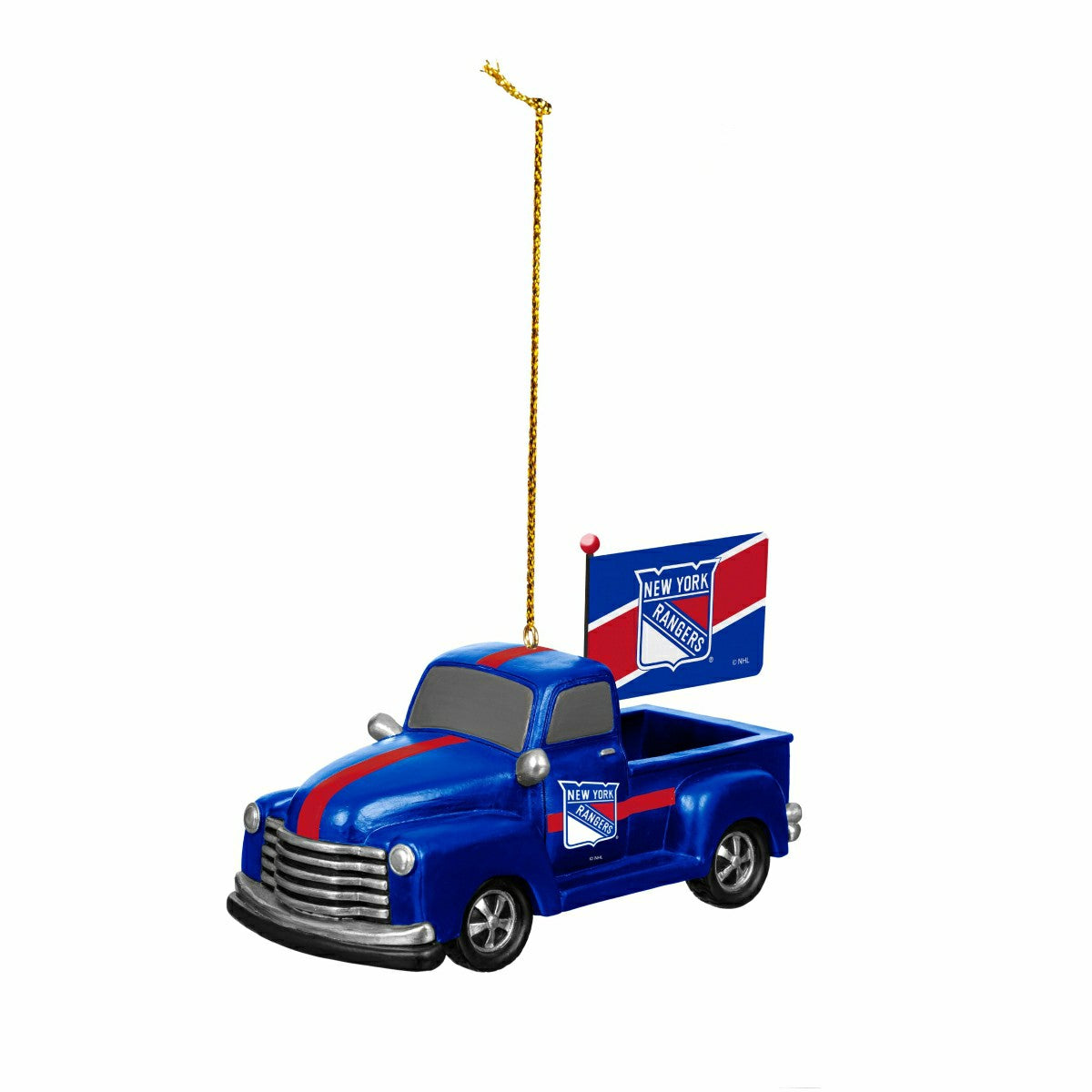 New York Rangers Rally Truck Ornament, Set of 2