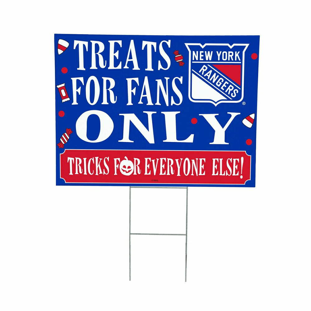New York Rangers Yard Sign, Halloween Treats for Fans