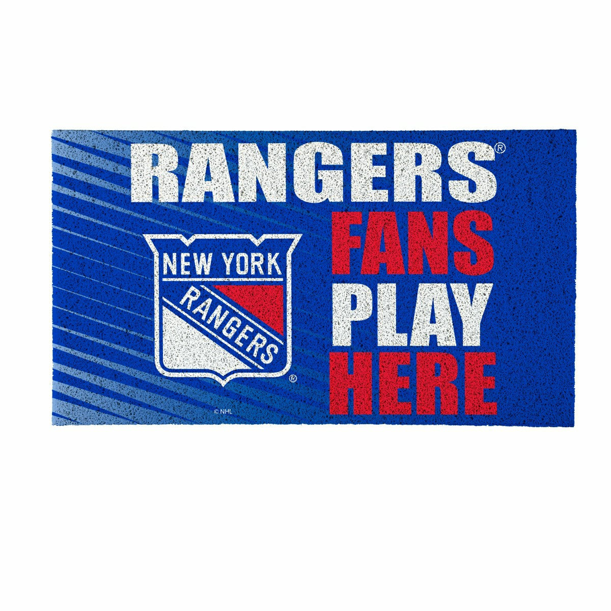 New York Rangers Fan Mat, 28"x16"