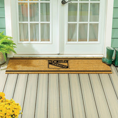 New York Rangers Extra Large One Color Coir Mat, 60"x24"