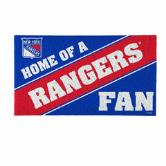 New York Rangers, PVC Mat COLOR, Home of a Fan