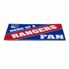 New York Rangers, PVC Mat COLOR, Home of a Fan