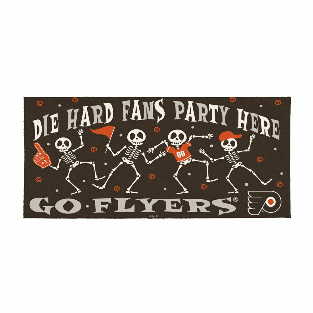 Philadelphia Flyers Flocked Coir Halloween Sassafras Switch Mat, 22"x1