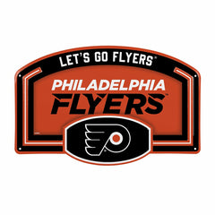 Philadelphia Flyers USA Embossed Steel Wall Sign, 11" x 17"