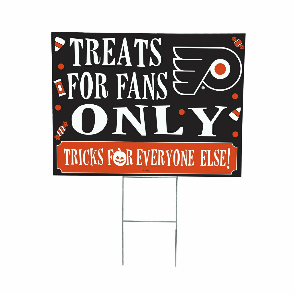 Philadelphia Flyers Yard Sign, Halloween Treats for Fans