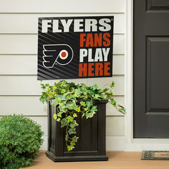 Philadelphia Flyers Coroplast Yard Sign "Fans Play Here"