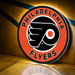 LED Wall Decor, Round, Philadelphia Flyers