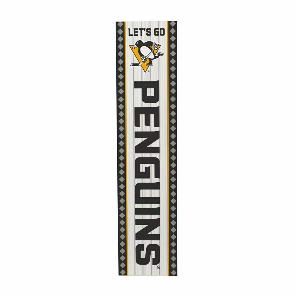 47" Double Sided Leaner, Pittsburgh Penguins, Christmas