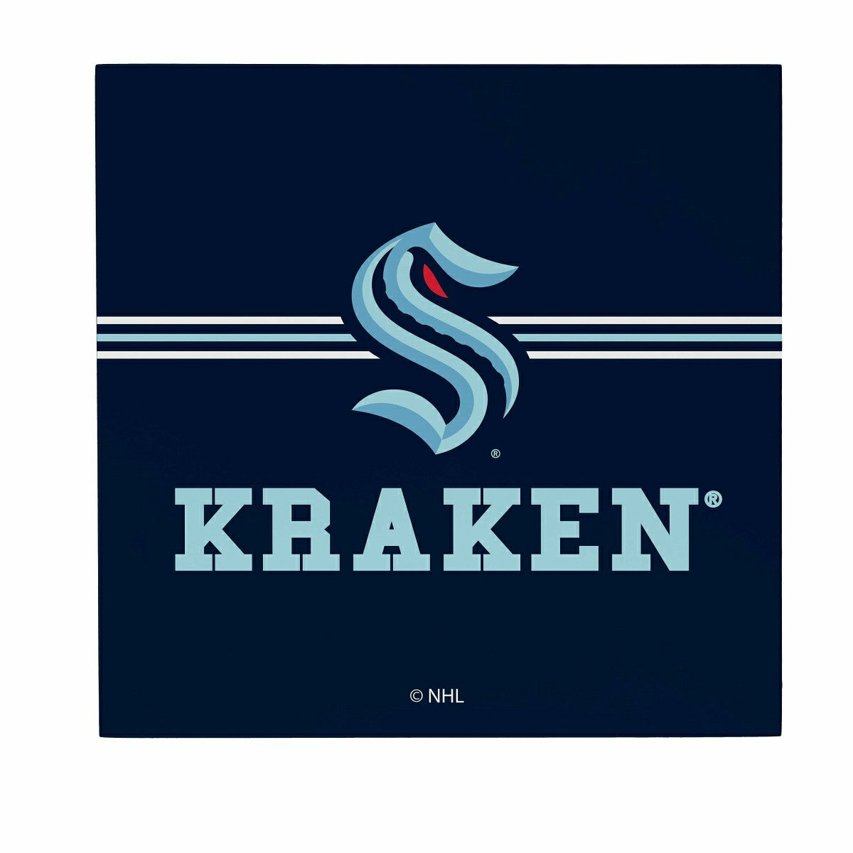 Seattle Kraken Wood Wall Sign, 12x12