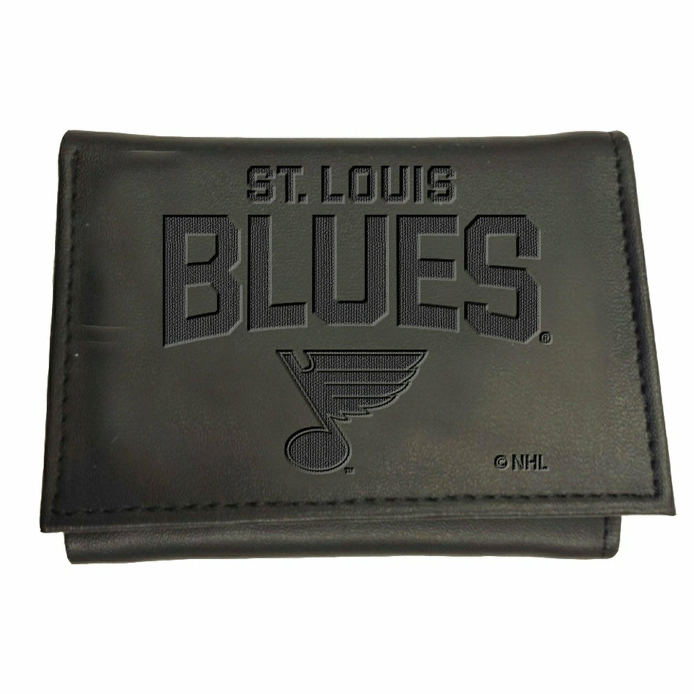 St Louis Blues, Tri-Fold Wallet, Black
