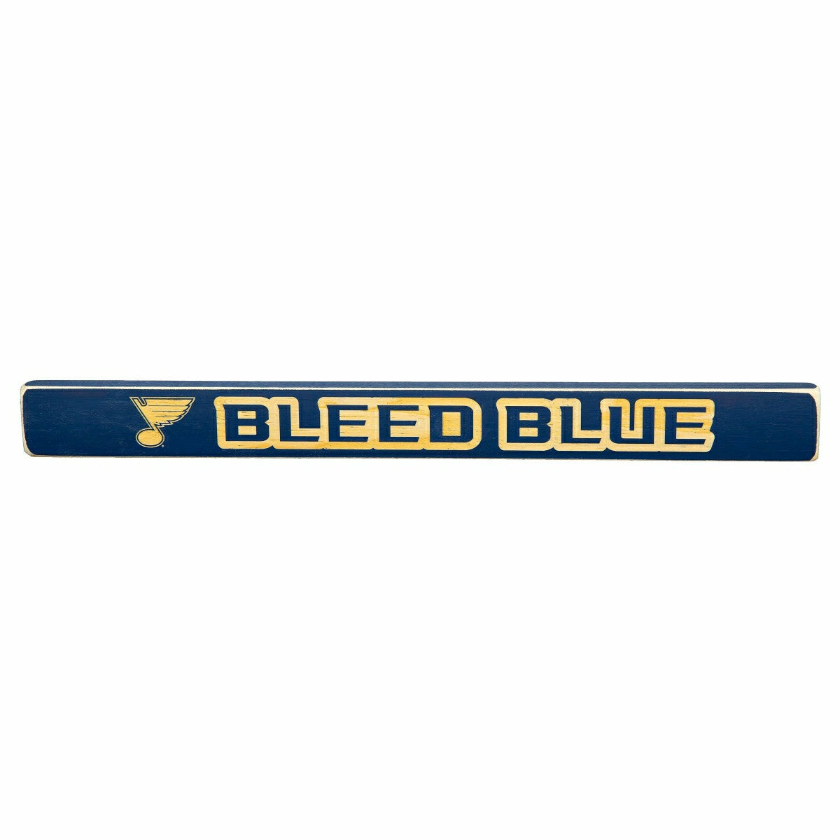 St Louis Blues Engraved Wood Sign, 1.5" x 18"