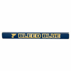 St Louis Blues Engraved Wood Sign, 1.5" x 18"