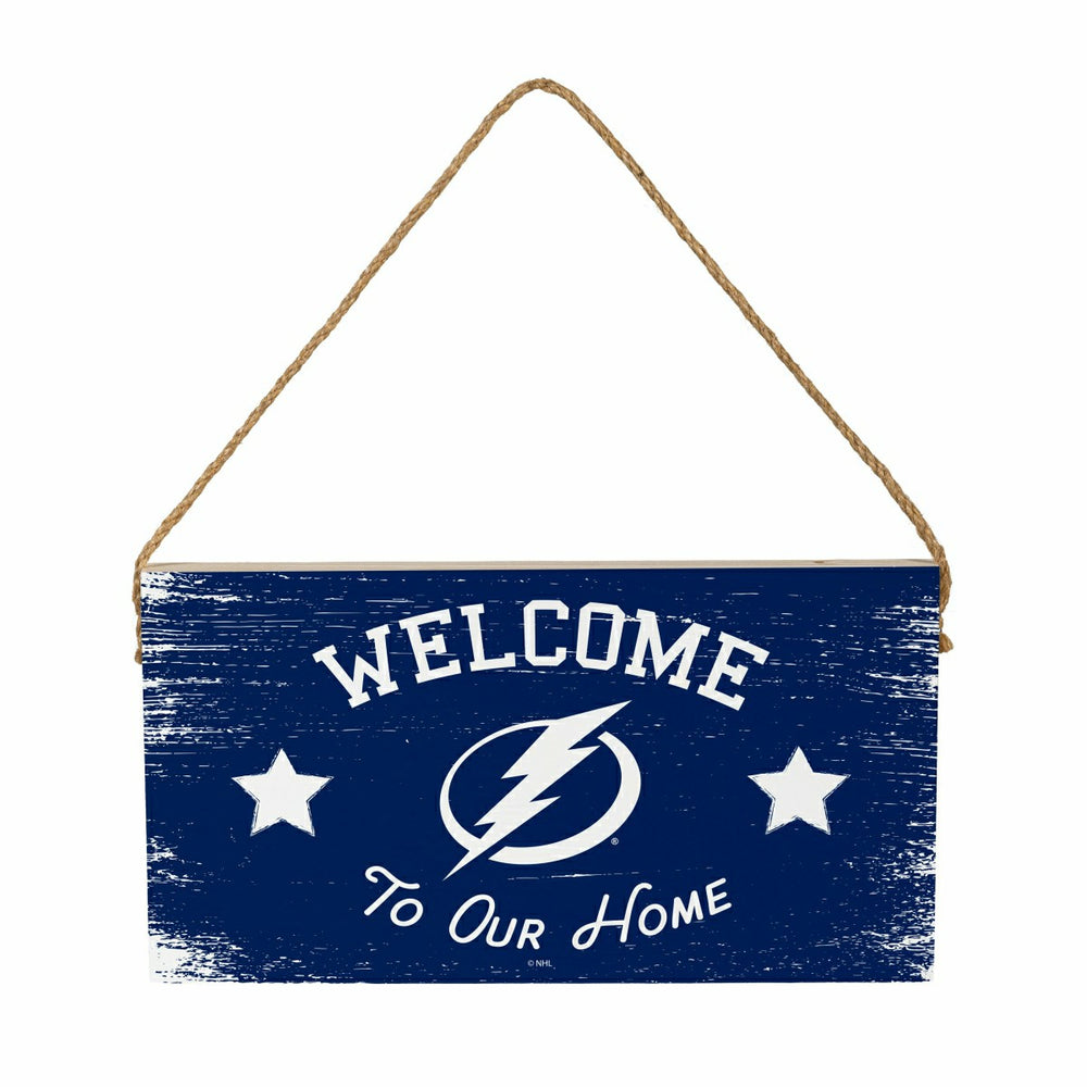 Tampa Bay Lightning Wood Wall Sign, 6x11
