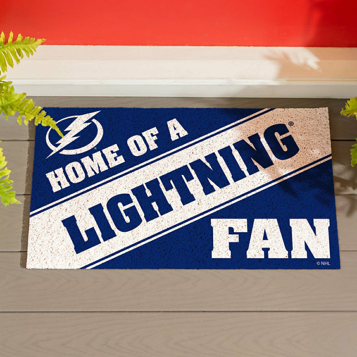 Tampa Bay Lightning, PVC Mat COLOR, Home of a Fan