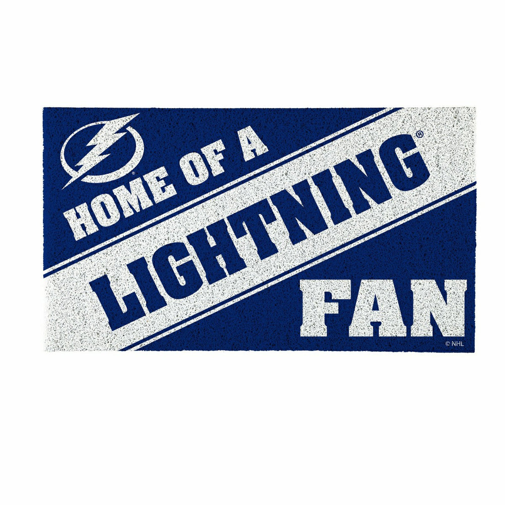 Tampa Bay Lightning, PVC Mat COLOR, Home of a Fan