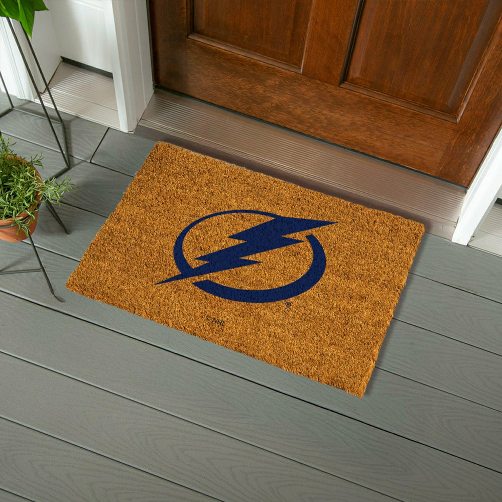 Coir Mat, 16"x28", Tampa Bay Lightning