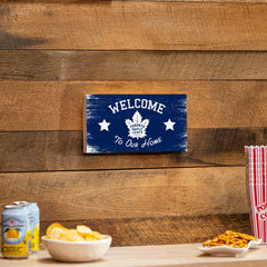 Toronto Maple Leafs Wood Wall Sign, 6x11