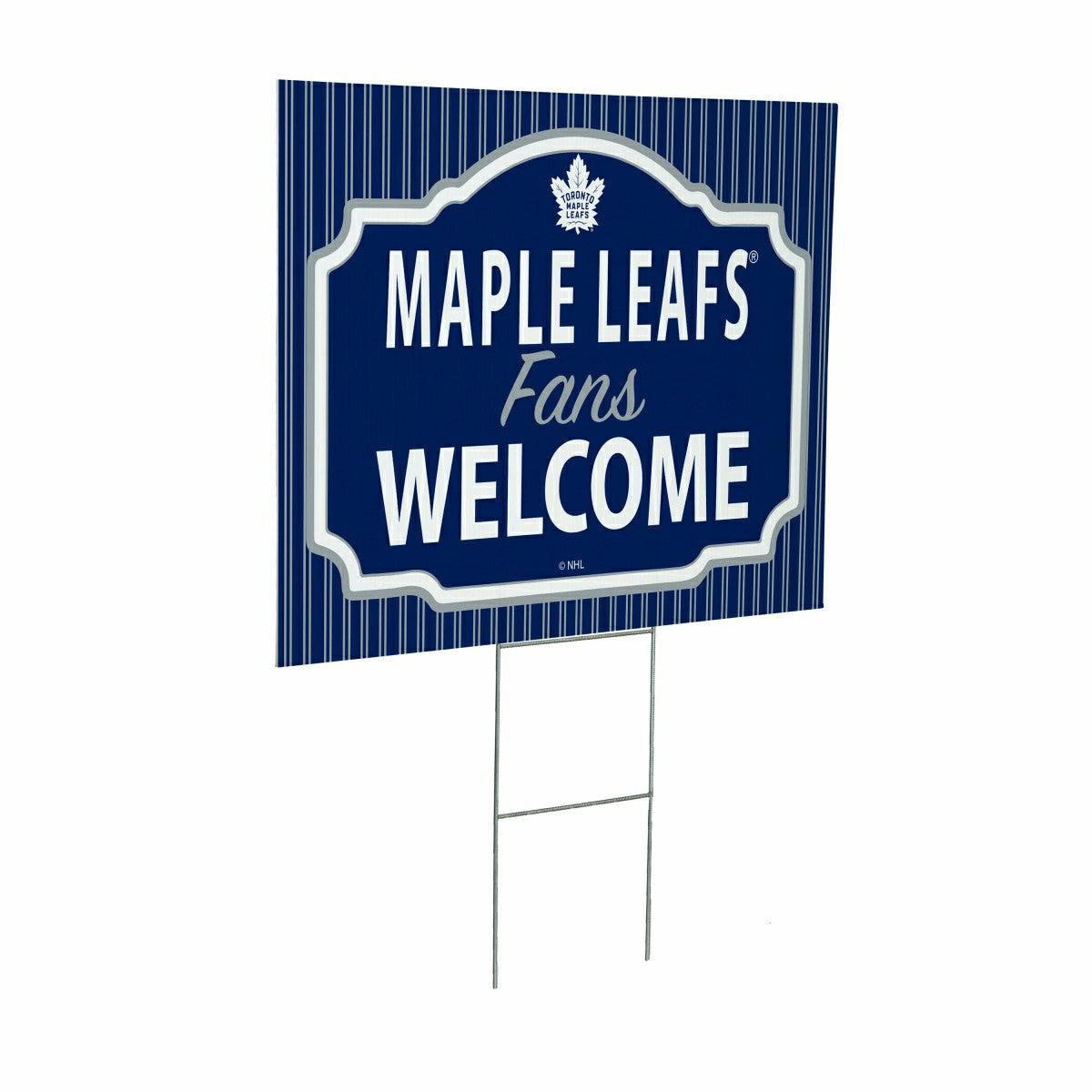 Toronto Maple Leafs Coroplast Yard Sign, "Fans Welcome"