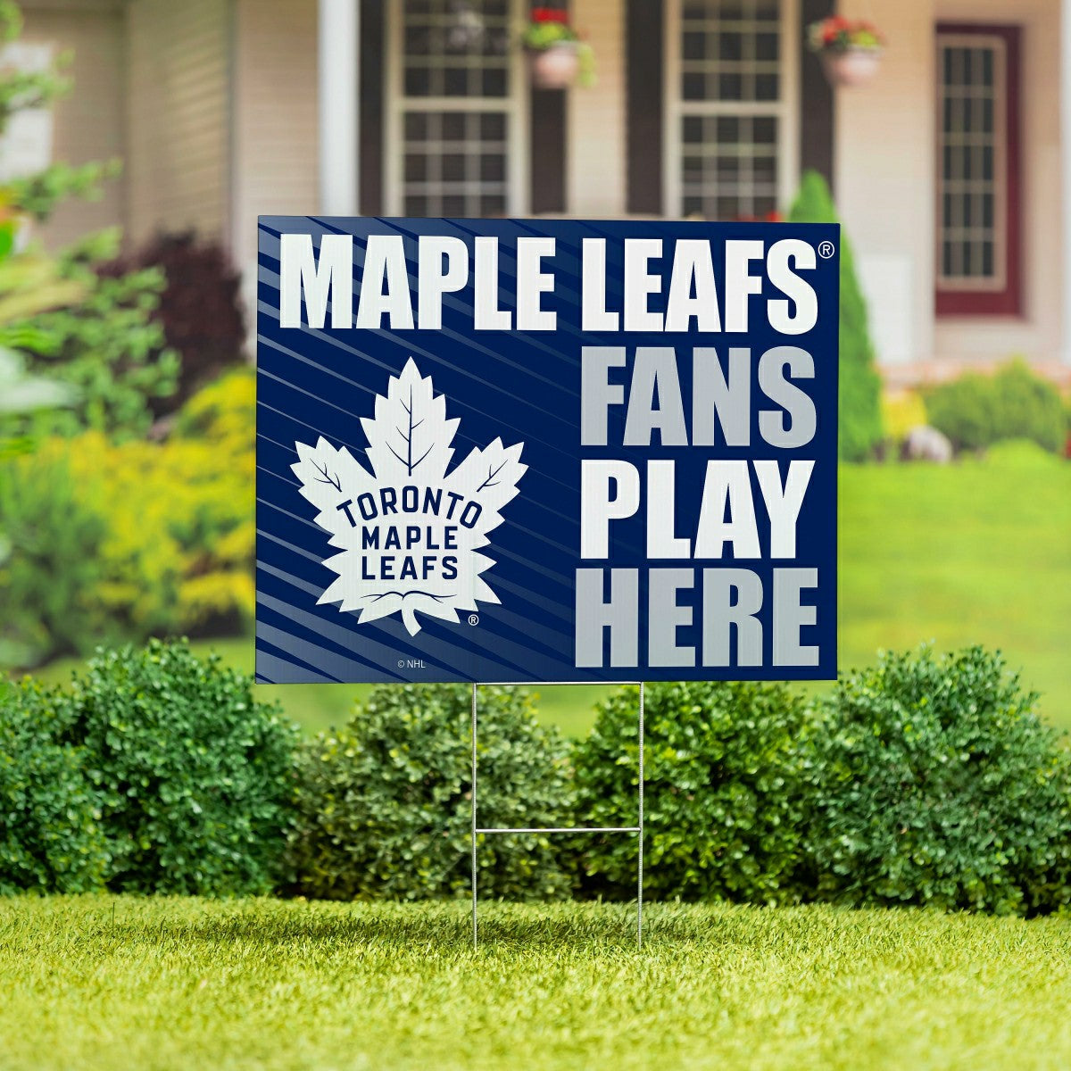 Toronto Maple Leafs Coroplast Yard Sign "Fans Play Here"