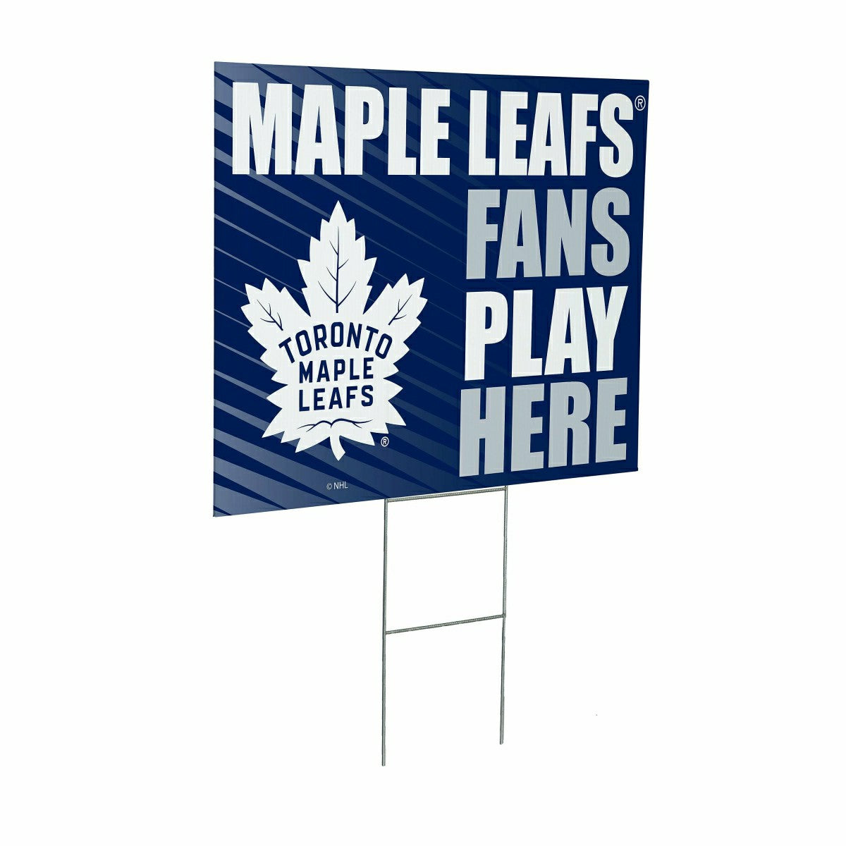 Toronto Maple Leafs Coroplast Yard Sign "Fans Play Here"