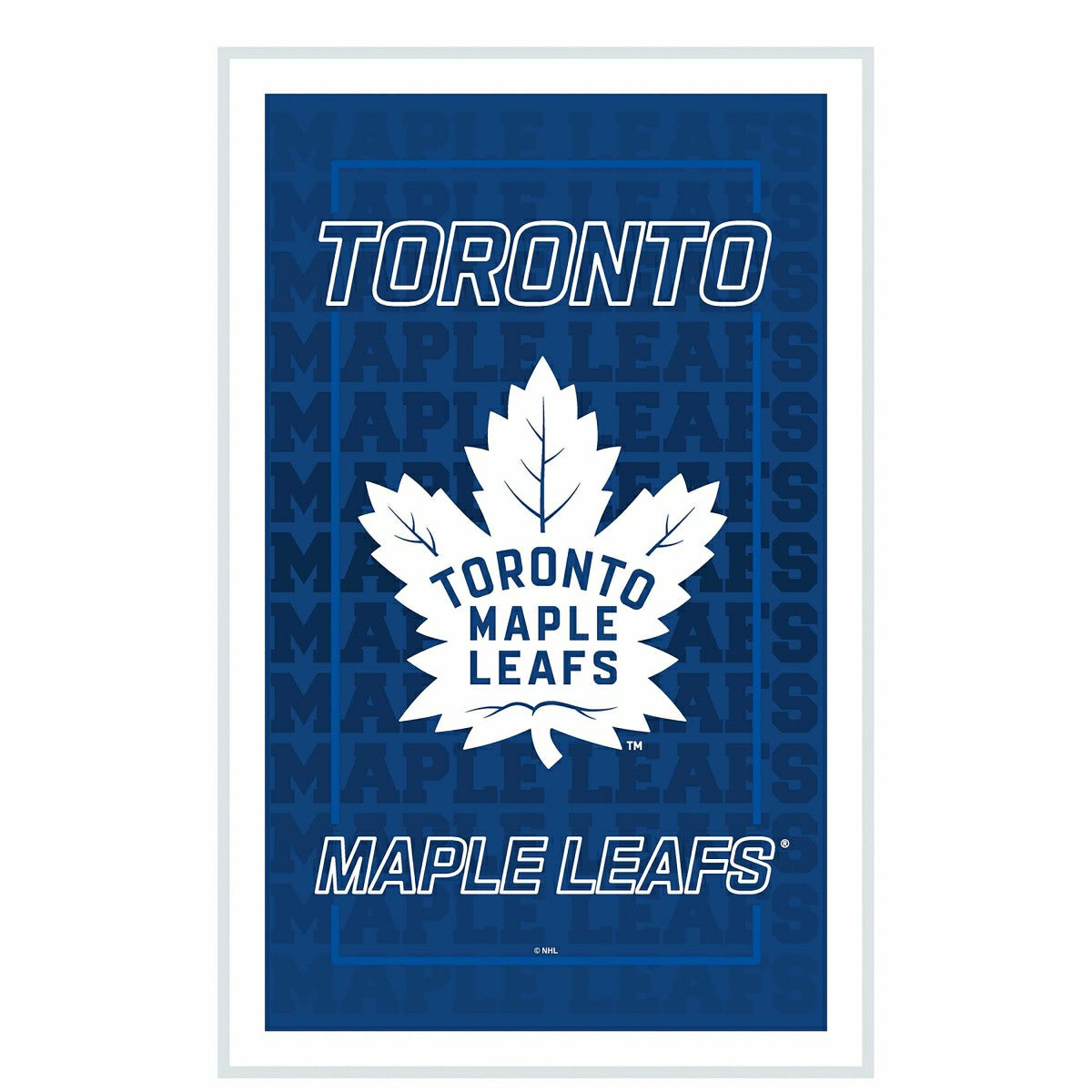 Toronto Maple Leafs Hockey Rectangle Neolite LED Decor