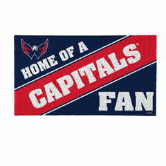 Washington Capitals, PVC Mat COLOR, Home of a Fan