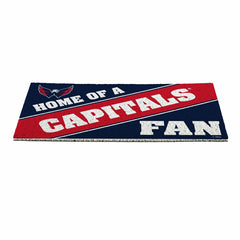 Washington Capitals, PVC Mat COLOR, Home of a Fan