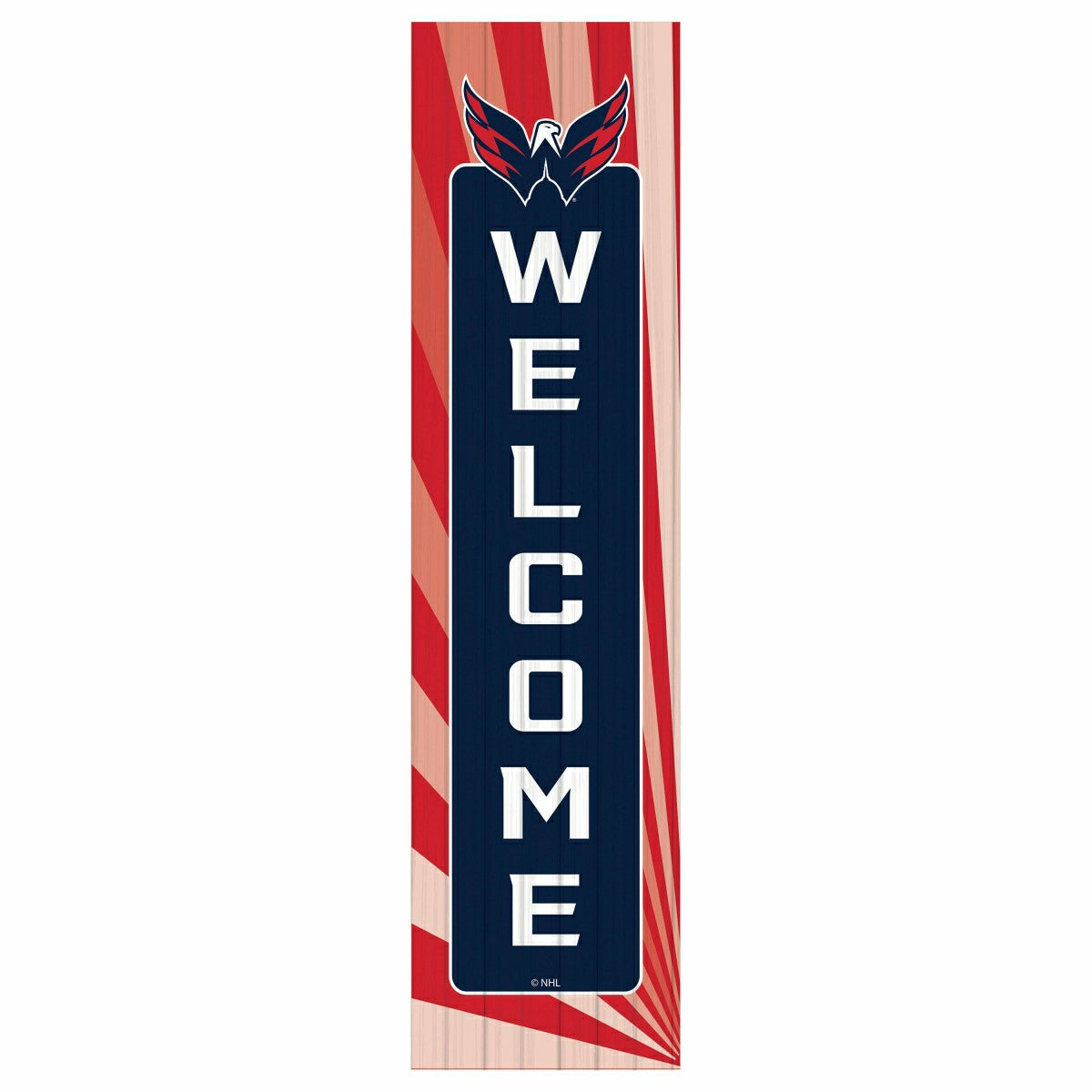 Washington Capitals Summer Seasonal Single Sided Large Leaner, 46"