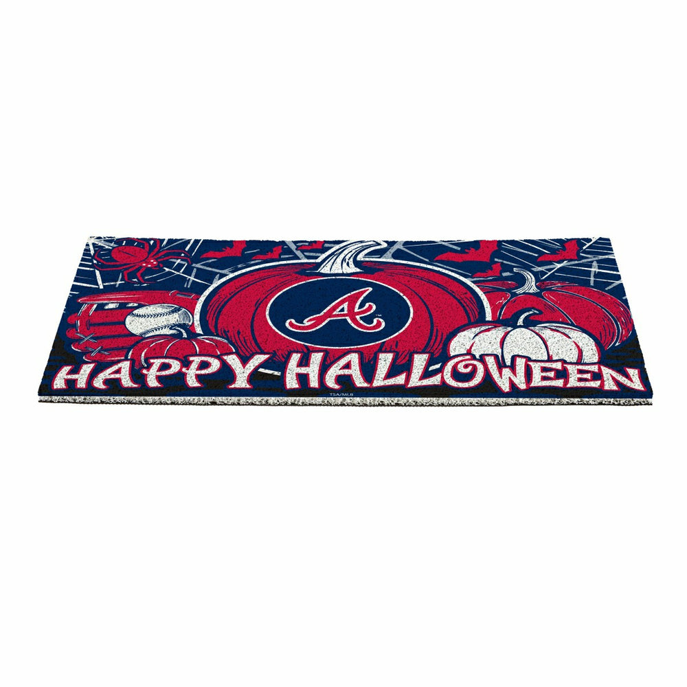 Atlanta Braves Halloween PVC Mat, 28"x16"