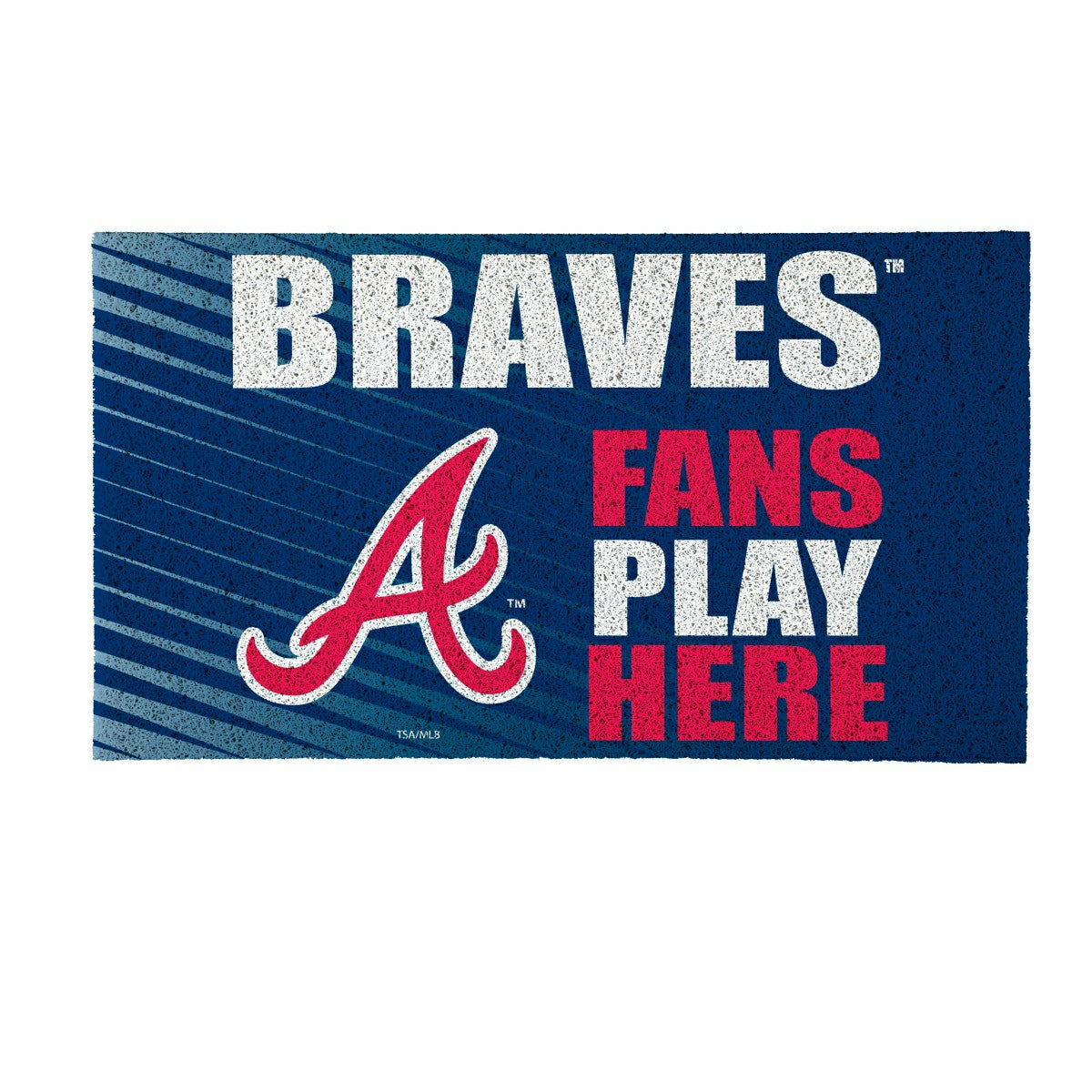 Atlanta Braves Fan Mat, 28"x16"
