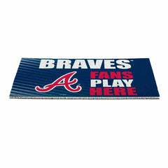 Atlanta Braves Fan Mat, 28"x16"