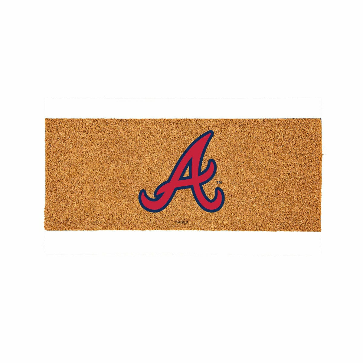 Atlanta Braves Extra Large Full Color Coir Mat, 60"x24"