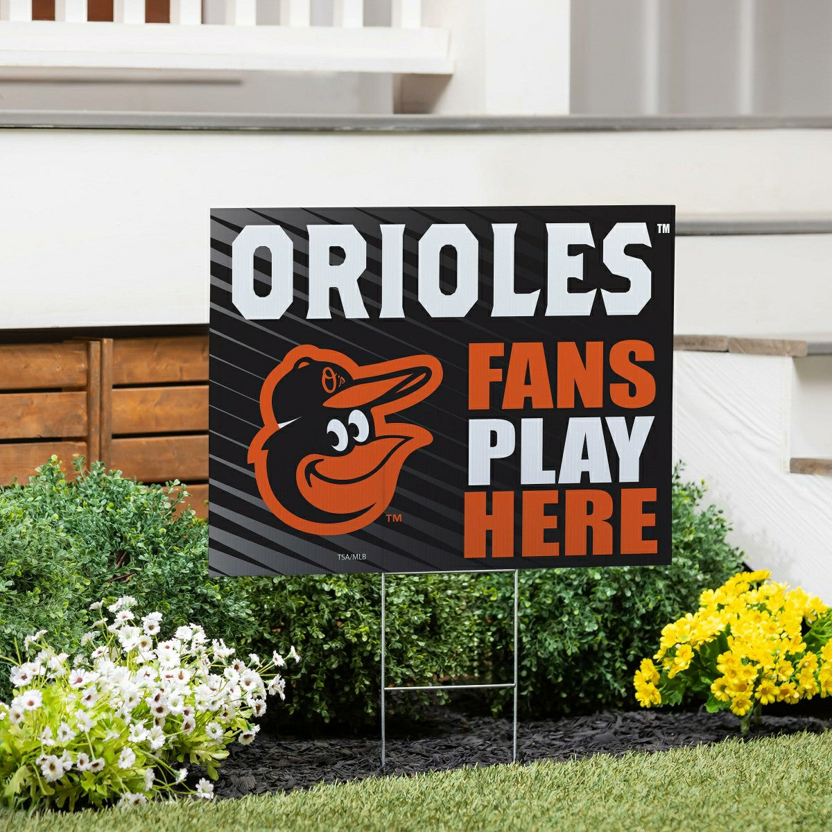 Baltimore Orioles Coroplast Yard Sign "Fans Play Here"