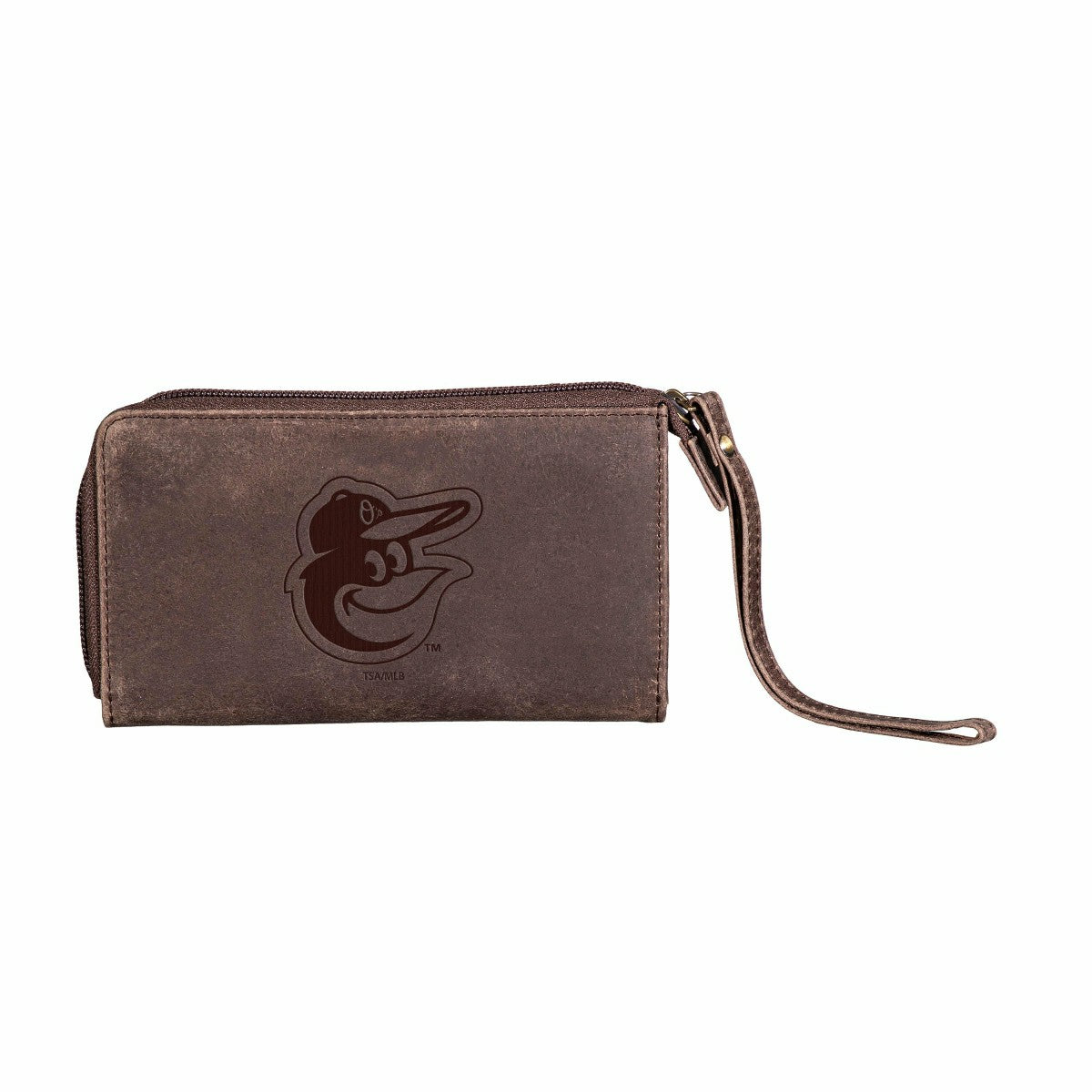 Baltimore Orioles Wristlet Wallet Brown