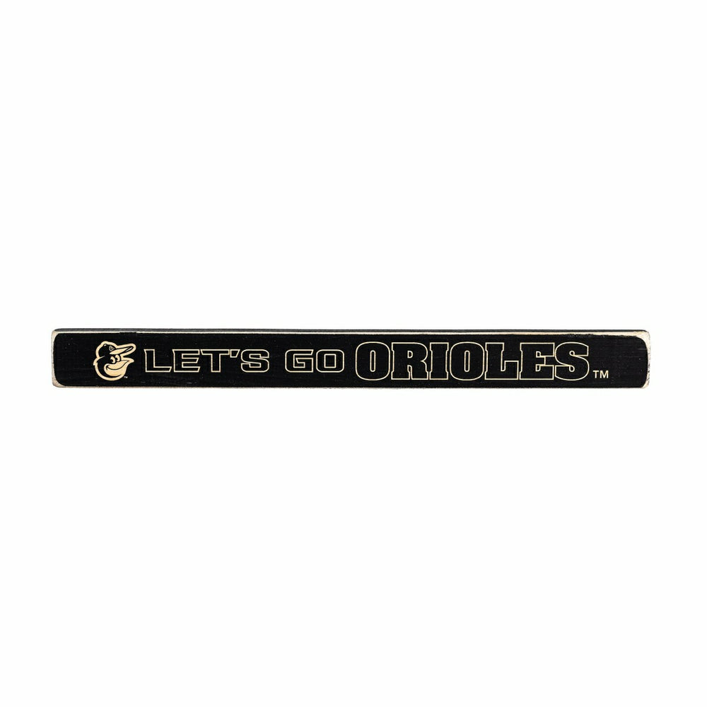 Baltimore Orioles Engraved Wood Sign, 1.5" x 18"