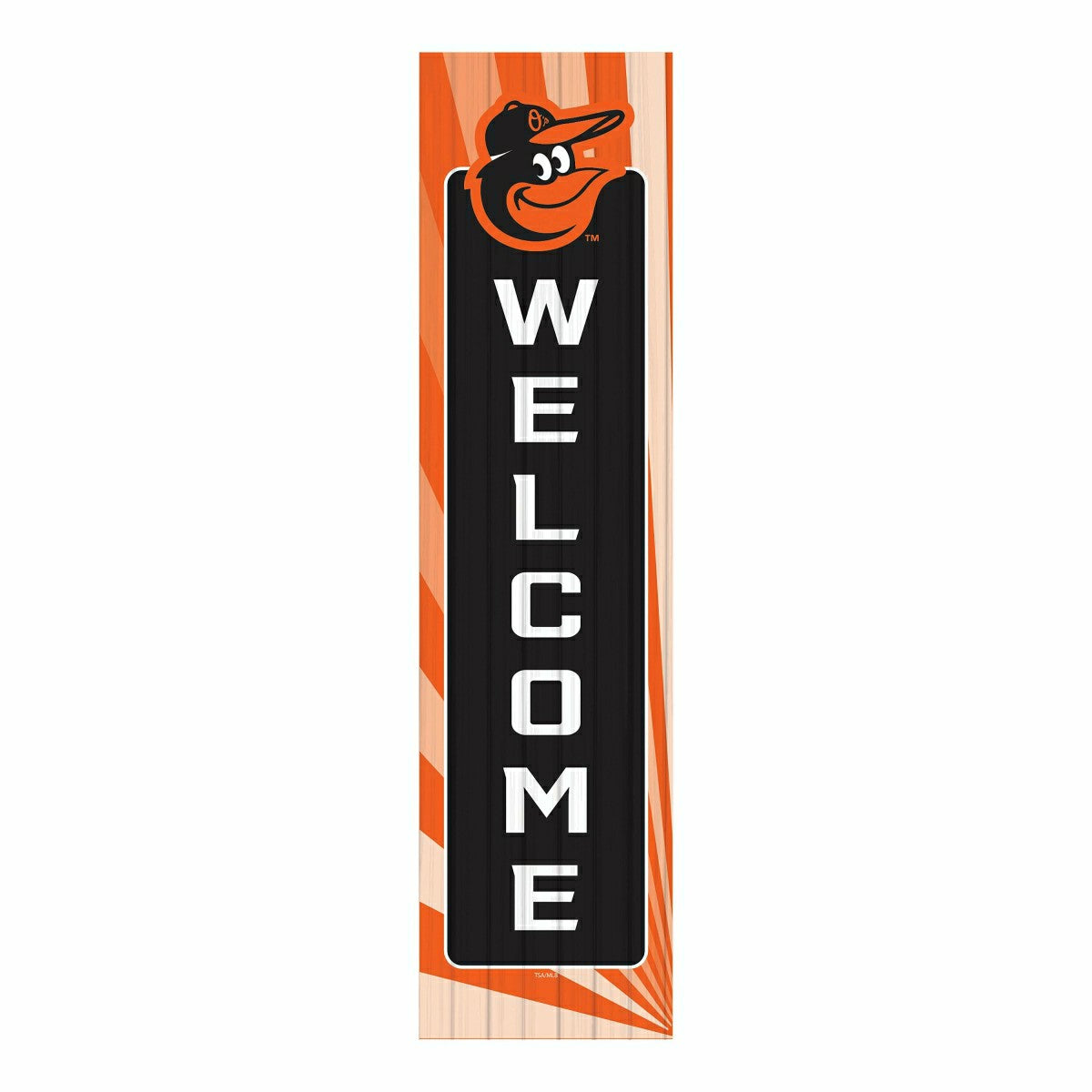 Baltimore Orioles, Summer Seasonal Leaner, 46" Single Sided