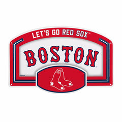 Boston Red Sox USA Embossed Steel Wall Sign, 11" x 17"