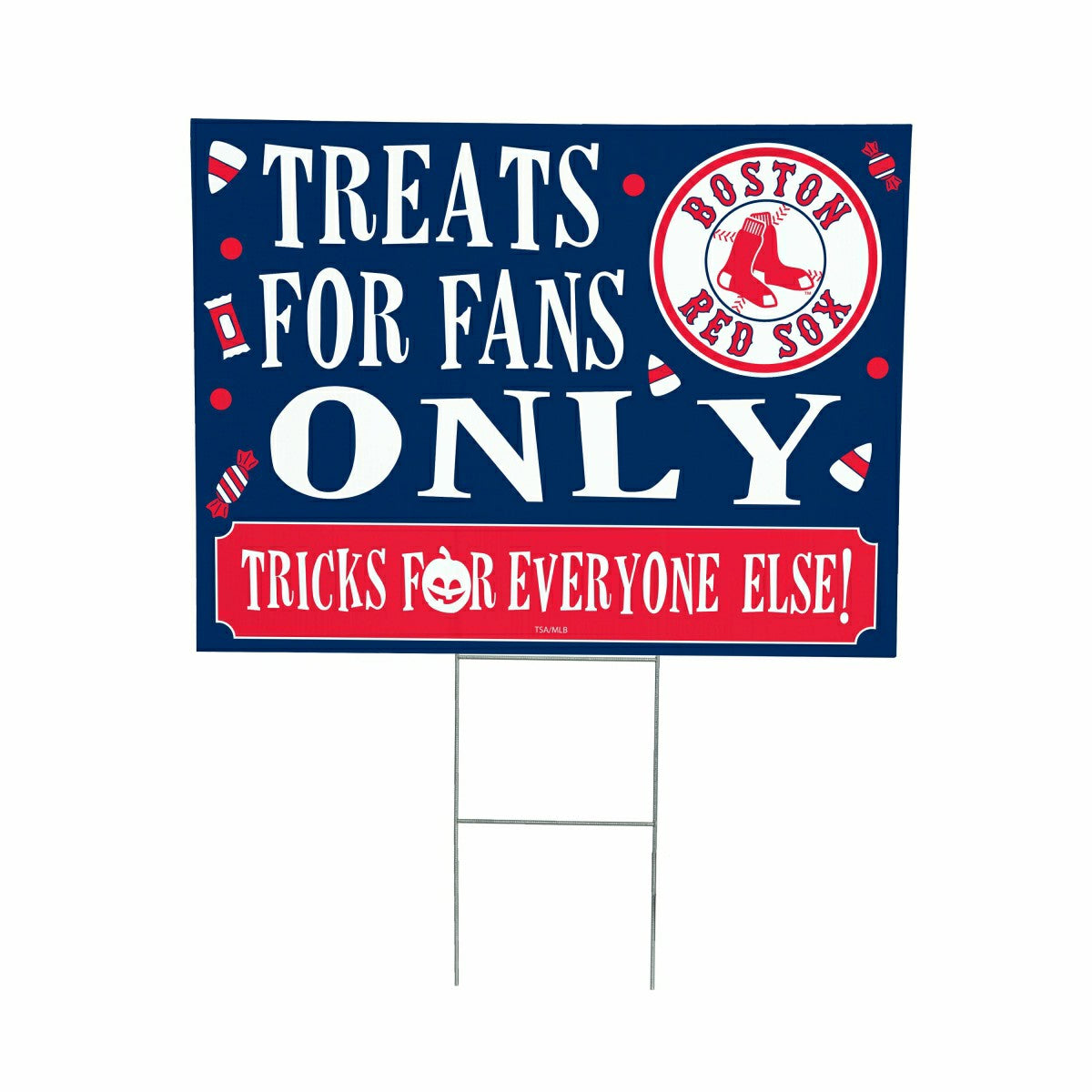 Boston Red Sox Yard Sign, Halloween Treats for Fans